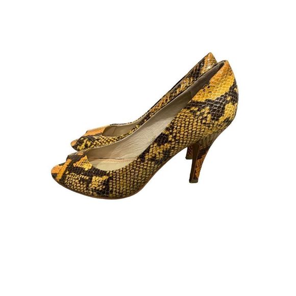 Chinese Laundry Count Down Faux Snake Skin Stiletto Heels - Picture 6 of 7